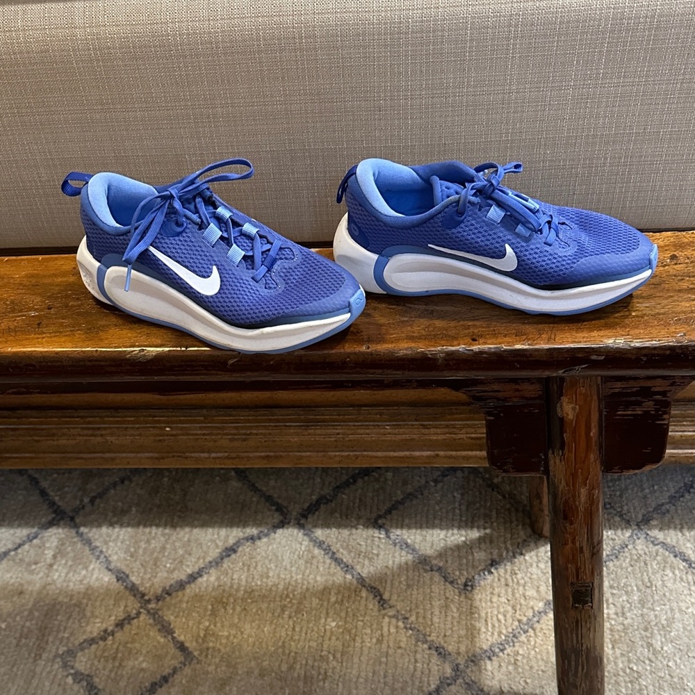 Nike Kids Blue and White Sneakers